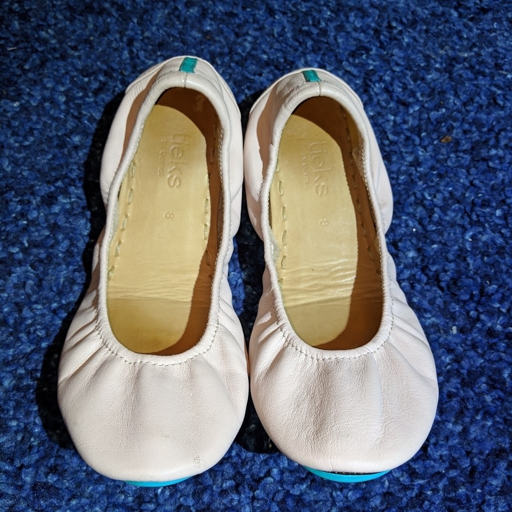Tieks Pink Ballet Flat Size 8